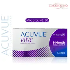 TOLENTINO - LENTES DE CONTACTO ACUVUE VITA para miopía medida -8.50