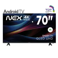 NEX - Televisor QLED 70 4K ULTRA HD ANDROID TV TVQLED70S