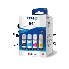 EPSON - Pack 4 botellas tinta Negra/Cyan/Magenta/Amarilla T544