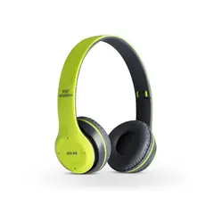 GENERICO - AUDIFONO BLUETOOTH VINCHA P47 VERDE