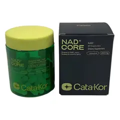 GENERICO - NAD+ Liposomal Core 250mg Cata-Kor - Rejuvenecimiento natural - Energía + Enfoque 60 caps- USA Test