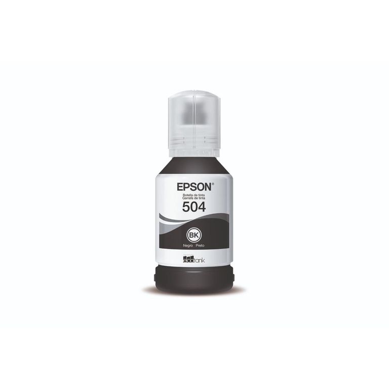 Botella de tinta Negra T504