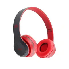 GENERICO - AUDIFONO BLUETOOTH VINCHA P47 ROJO