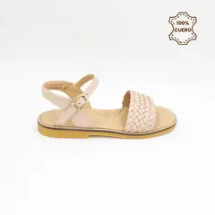 GENERICO - Sandalias Mujer Moana Cuero Nude