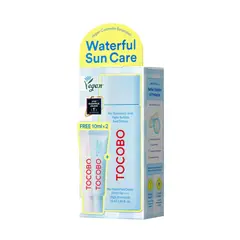 TOCOBO - Bloqueador Bio Watery Sun Cream + Deluxe Set Pack Protector Solar