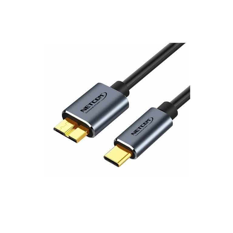 Cable Tipo c a Usb Micro-B 1M 5Gbps Para Disco Duro Externo Y