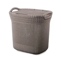 REYPLAST - Cesto De Ropa Khipu 40 L Marron