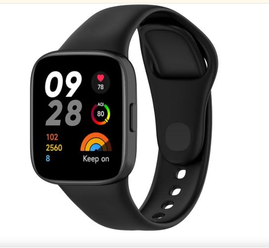 Correa de Silicona para Redmi Watch 3 - NEGRO