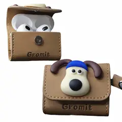 GENERICO - Audífonos Bluetooth Inalámbricos con Estuche Perrito brown