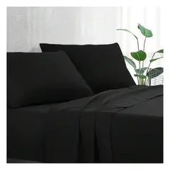 CUTE - JUEGO DE SÁBANAS COLOR ENTERO EN 2 PLZ