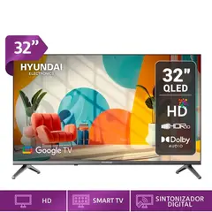 HYUNDAI - TELEVISOR QLED 32” SMART TV HYLED3259QG