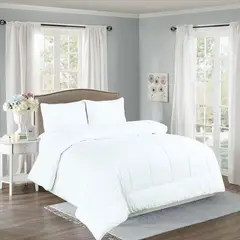 CASATEX - EDREDÓN BLANCO 100% ALGODÓN 3 PLZ ( KING SIZE)