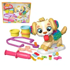 GENERICO - Jueguete Set de Perritos y Dinosaurios de Plastilina Moldeable