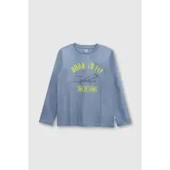 COLLOKY - Polo  Niño Poje8140I24 Celeste