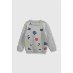 COLLOKY - Sweater  Niño Swla0111I24 Gris