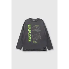 COLLOKY - Polo  Niño Poje8511I24 Gris