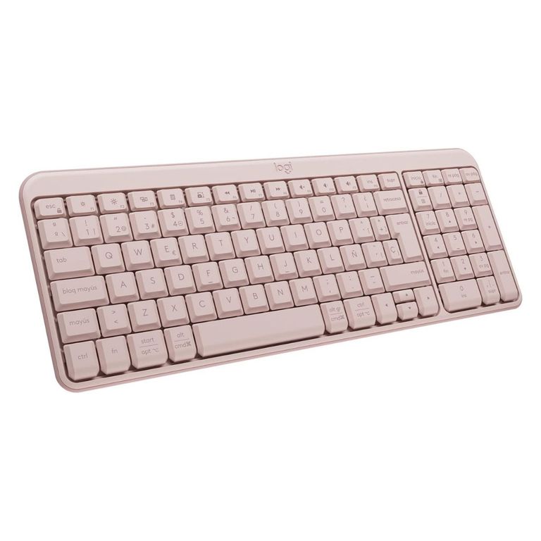 - Teclado K250 Bluetooth Wireless Español - Rosado