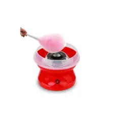 GENERICO - MINI MÁQUINA ELÉCTRICA PORTATIL DE ALGODON DE AZÚCAR-ROJO