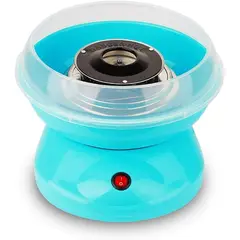 GENERICO - MINI MÁQUINA ELÉCTRICA PORTATIL DE ALGODON DE AZÚCAR-CELESTE