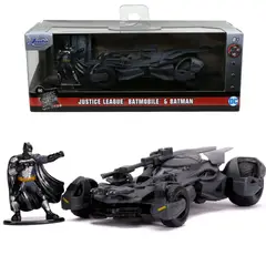 JADA TOYS - Batimovil y Figura Batman Liga de la Justicia - Batmobile Justice League DC Comics