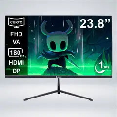 TEROS - MONITOR CURVO GAMER TE-2476G FULL HD 23.8 " VA 180hz 1ms DP AUDIO HDMI