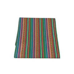 ACHALLAY ARTESANIA DE BARRO - Camino de Mesa Andino 170 cm Verde