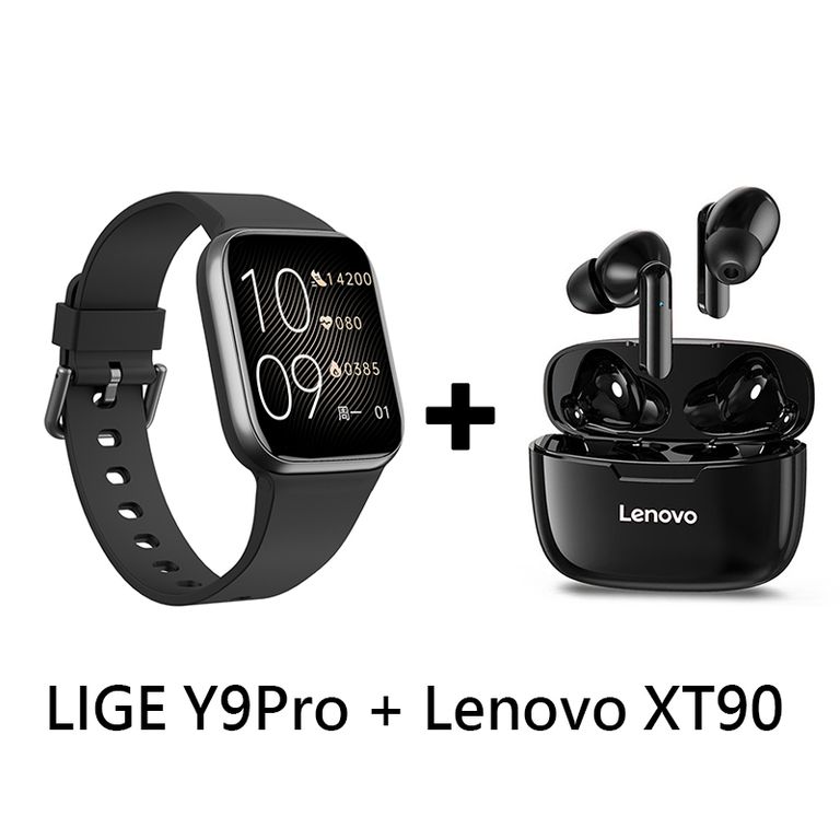 Audífonos Bluetooth XT90 y Smartwatch Y9Pro reloj inteligente