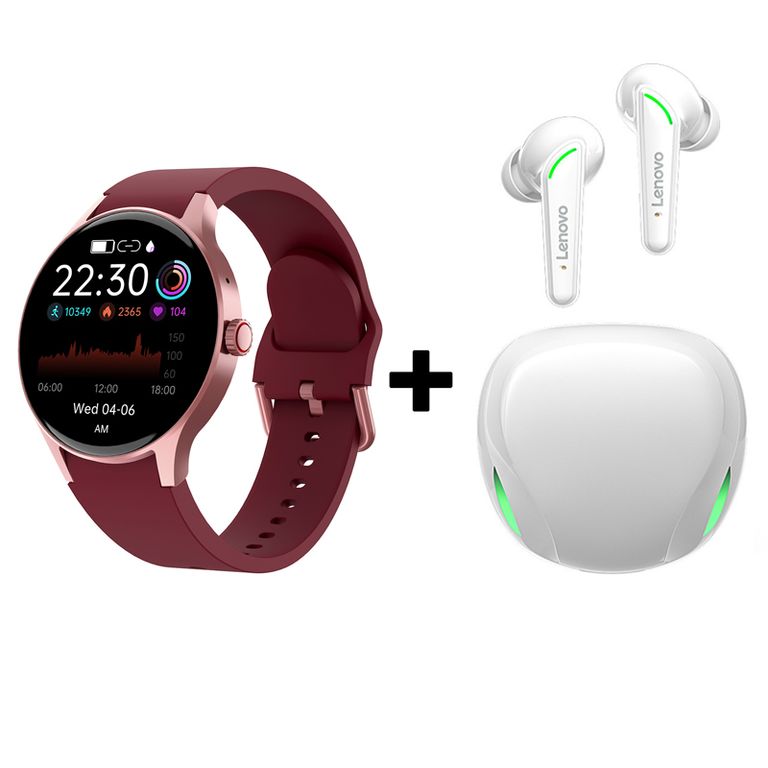Audífonos Bluetooth XT92 y Reloj Inteligente Smart Watch Y80