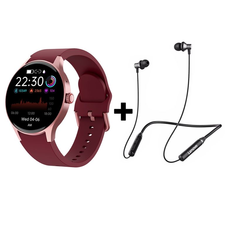 Audífonos Bluetooth HE05 y Reloj Inteligente Smart Watch Y80