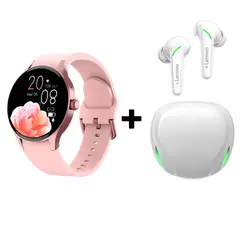 LENOVO - Audífonos Bluetooth XT92 y Reloj Inteligente Smart Watch Y80