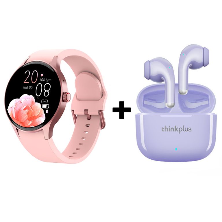 Audífonos Bluetooth LP40 PRO y Reloj Inteligente Y80
