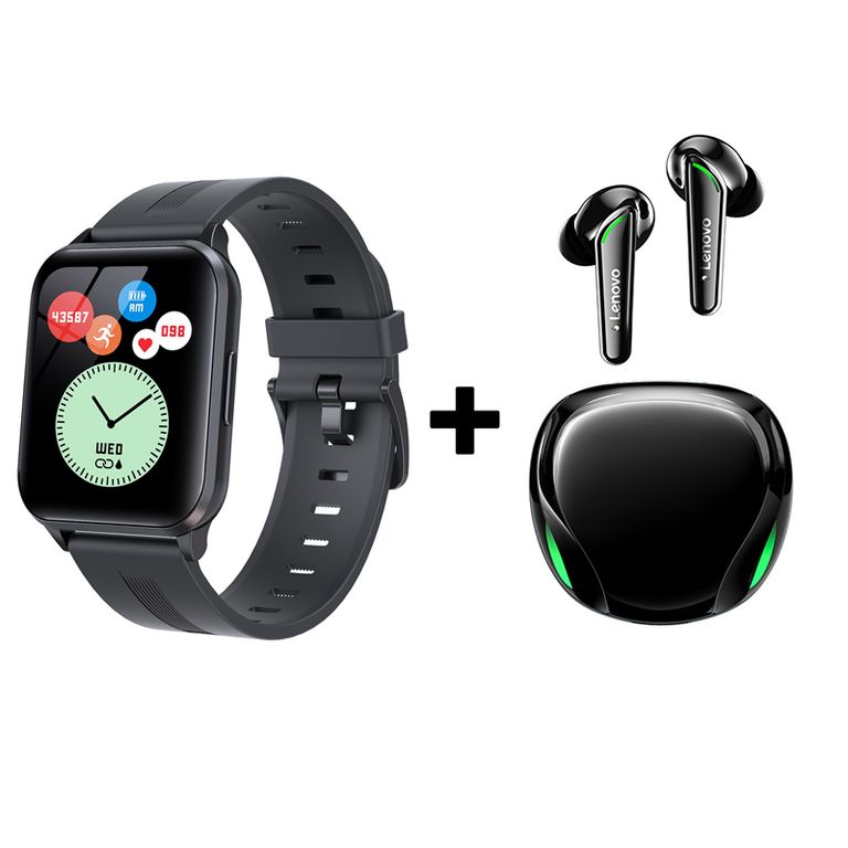 Audífonos Bluetooth XT92 y Reloj Inteligente Smart Watch Y79