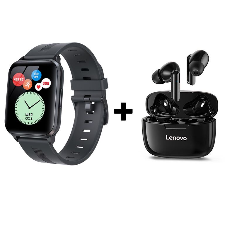 Audífonos Bluetooth XT90 y Reloj Inteligente Smart Watch Y79