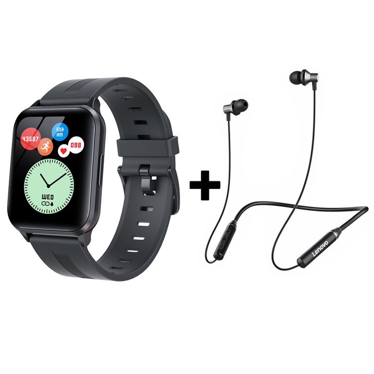 Audífonos Bluetooth HE05 y Reloj Inteligente Smart Watch Y79