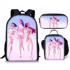 TIOZONEY - Juego de mochila escolar Kpop Las Guerreras K-pop Huntrix Cazadoras de demonios
