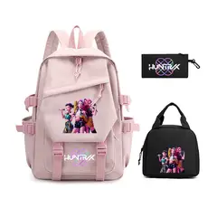 TIOZONEY - Juego de mochila escolar Kpop Las Guerreras K-pop Huntrix Cazadoras de demonios