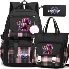 TIOZONEY - Juego de mochila escolar Kpop Las Guerreras K-pop Huntrix Cazadoras de demonios