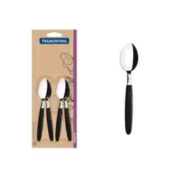 TRAMONTINA - Set x 12 Pzas De Cucharitas De Té Ipanema Mango Negro