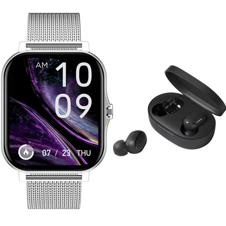 Olik Smartwatch+Xiaomi Redmi Airdots2 Audífonos Auriculares Bluetooth
