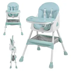 BLLOQ - Silla Alta Periquera De Comedor Bebe Pegable Cinturon Segura