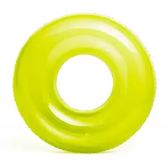 GENERICO - Flotador Inflable Redondo Amarillo para Piscina y Playa