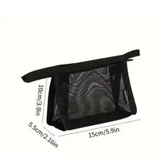 MORITA BAG STORE - NECESER PEQUEÑO CON CIERRE DE CREMALLERA MULTIUSO COLOR NEGRO