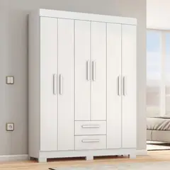 LOAGO - ROPERO 6 PUERTAS 2 CAJONES NT-6015