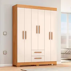 LOAGO - ROPERO 6 PUERTAS 2 CAJONES NT-6015