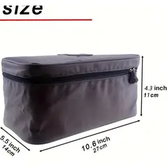 MORITA BAG STORE - NECESER CON COMPARTIMIENTOS INCLUIDO COLOR PLOMO