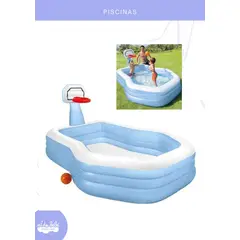 INTEX - Piscina con canasta de baloncesto