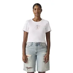 LEVIS - Polo Mujer Graphic Rickie Tee Blanco