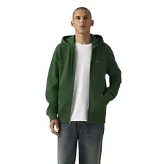 LEVIS - Polerón Hombre Core Ng Zip Up Verde