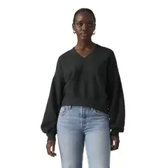 LEVIS - Polerón Mujer Vintage Vneck Negro