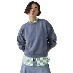 LEVIS - Polerón Mujer Vintage Boxy Sweatshirt Azul